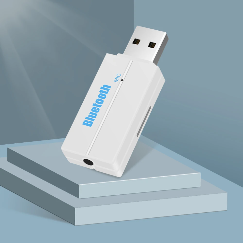 McGeSin Bluetooth приемник автомобильный Bluetooth адаптер Usb Aux 3,5 мм Bluetooth аудио приемник для гарнитуры вызов с микрофоном Поддержка TF карты
