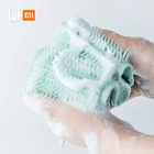 Силиконовое банное полотенце Xiaomi Jordan  Judy, двустороннее банное полотенце с мягкими щетинками, быстро вспенивающийся, экологически чистый материал