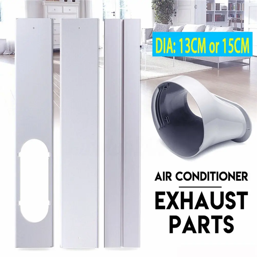 

2/3 PCS Accessories Air Conditioner Exhaust Hose Portable Tube Connector Wind Shield Window Kit Slide Plate Adaptor