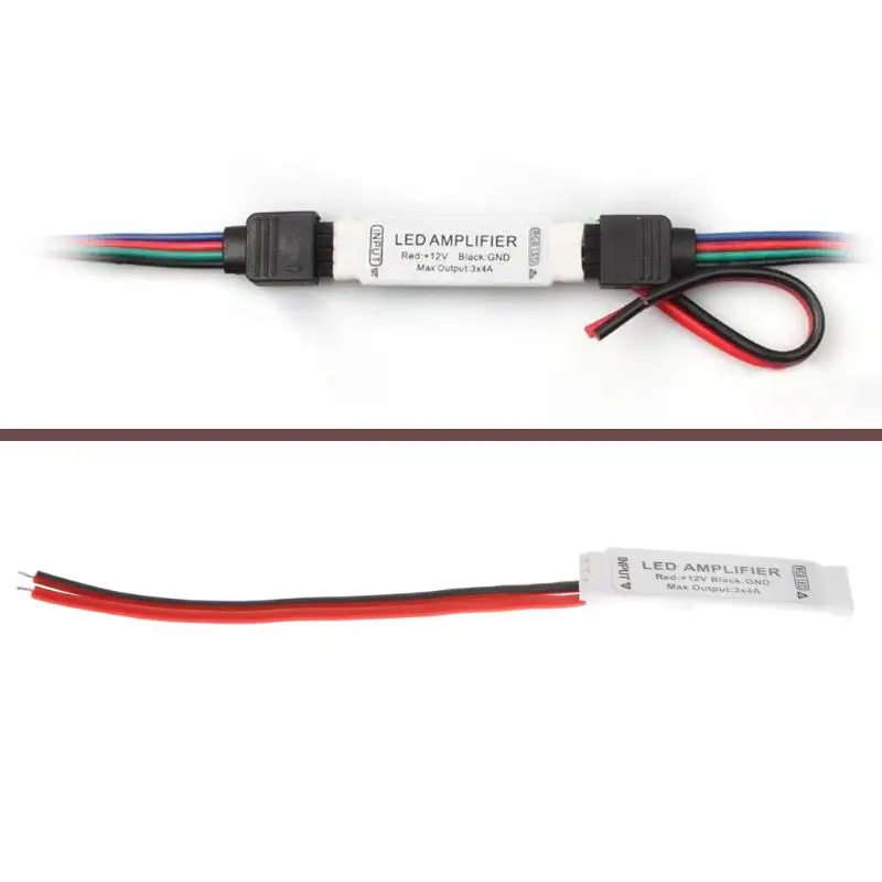 2020 Новый мини усилитель сигнала повторитель для 5050 3528 SMD RGB Светодиодная лента DC