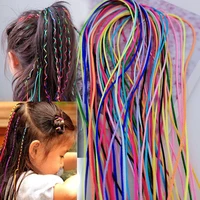 braid hair color rope tie hair womens dirty braid hair rope hip hop gradient hair band headband headdress childrens ribbon