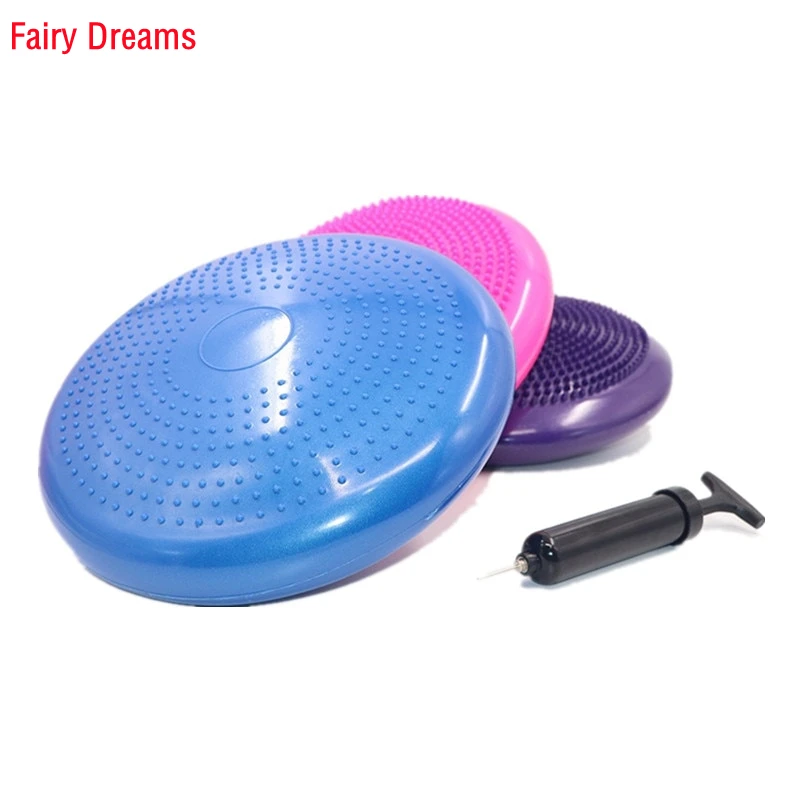 Надувной утолщенный коврик для баланса йоги Массажная Точка Массаж ног Фитнес