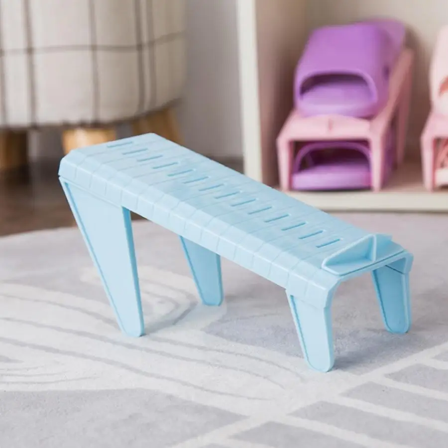 4 шт. Пластиковые регулируемые полки органайзеры для обуви|Полки ванной| |