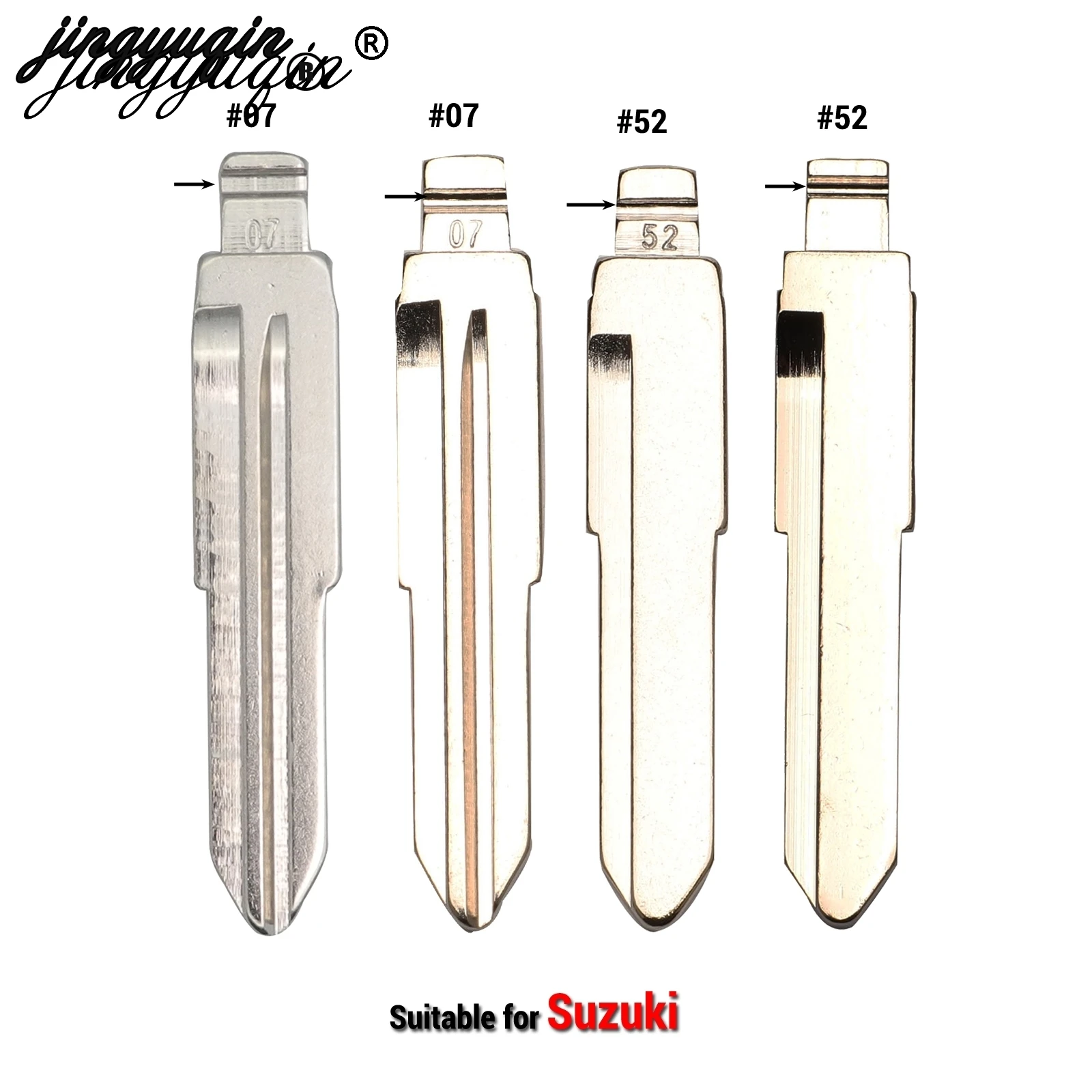 Jingyuqin #52 07 # складное необработанное металлическое лезвие для Suzuki Swift Isuzu No.52 Замена