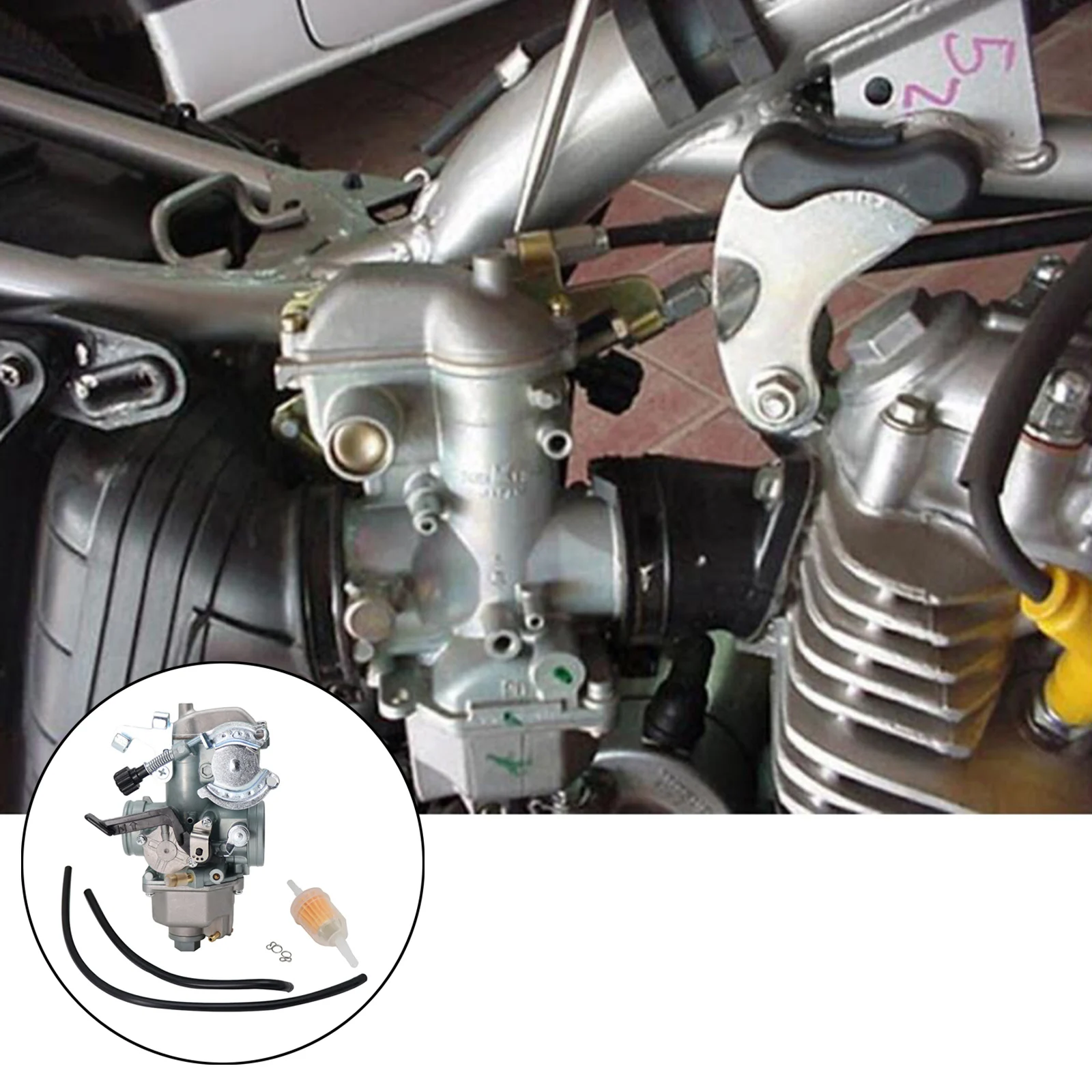 

Карбюратор Carb ПОДХОДИТ ДЛЯ HONDA CRF230 F 230F 16100-KPS-901, прочный