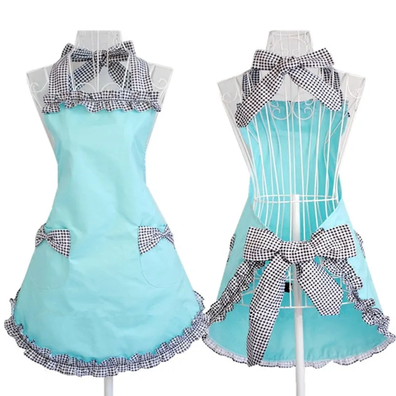 

2022 New Retro Aprons for Women Vintage Aprons Cooking Kitchen Aprons Plus Size with Extra Ties Chef Bib Apron Dress Gift