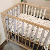 12pcs baby bed crib bumper newborn bumpers infant safe fence line bebe cot protector unisex newborn bumpers