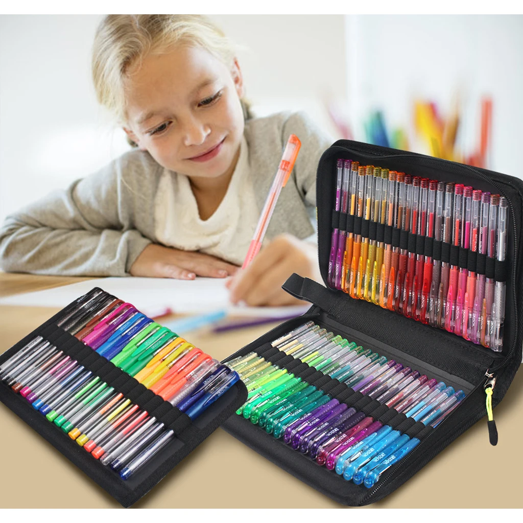 

121 шт. набор гелевых ручек Цветной маркер для белой доски для заправки зажигалок для взрослых раскраски для рисования