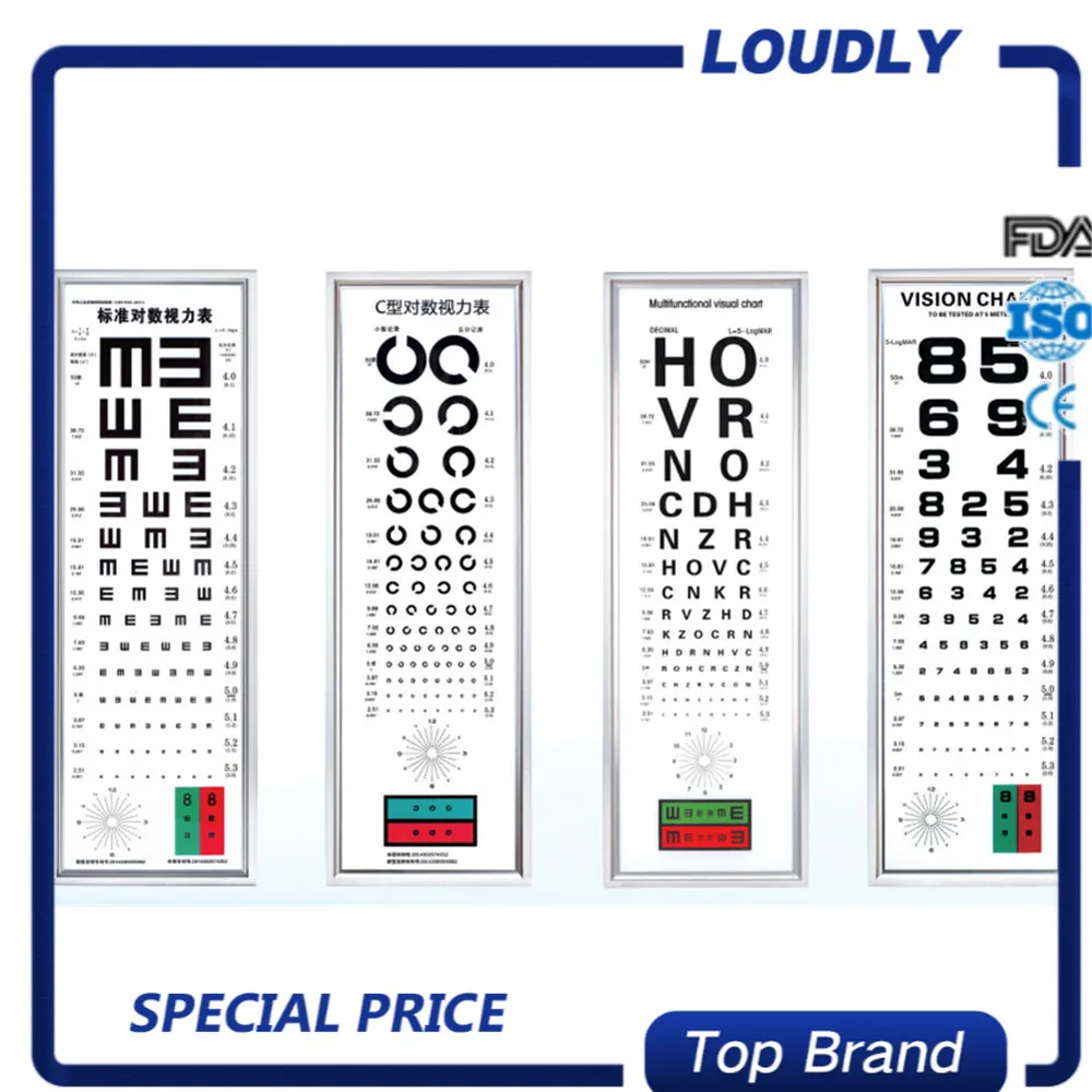 Громко бренд оптическое оборудование визуальный Acurity таблицей Таблица для