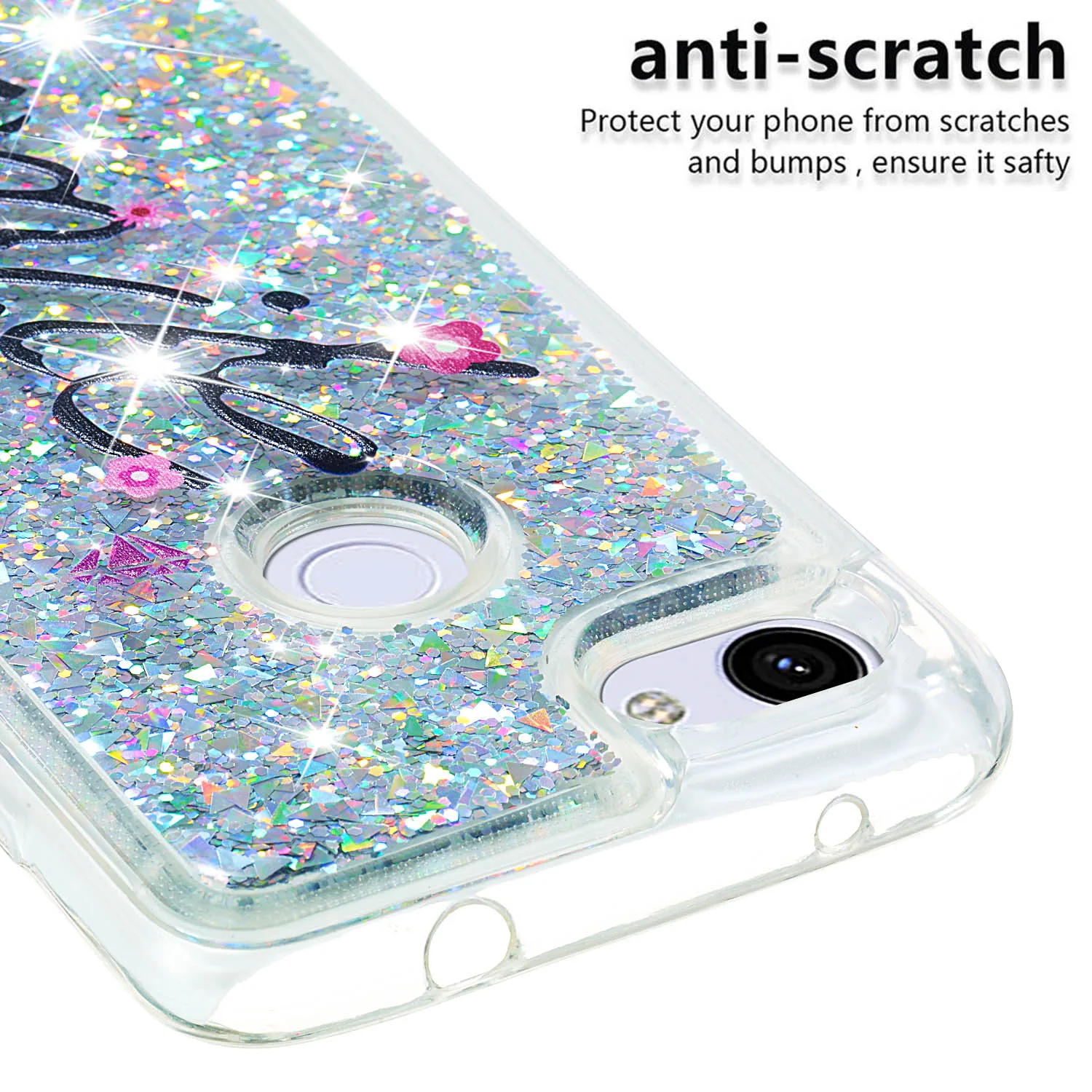 Luxury Phone Cases For Google Pixel 3a Case XL Liquid Quicksand Glitter Bling Paint Soft TPU Back Cover Coque Gift |