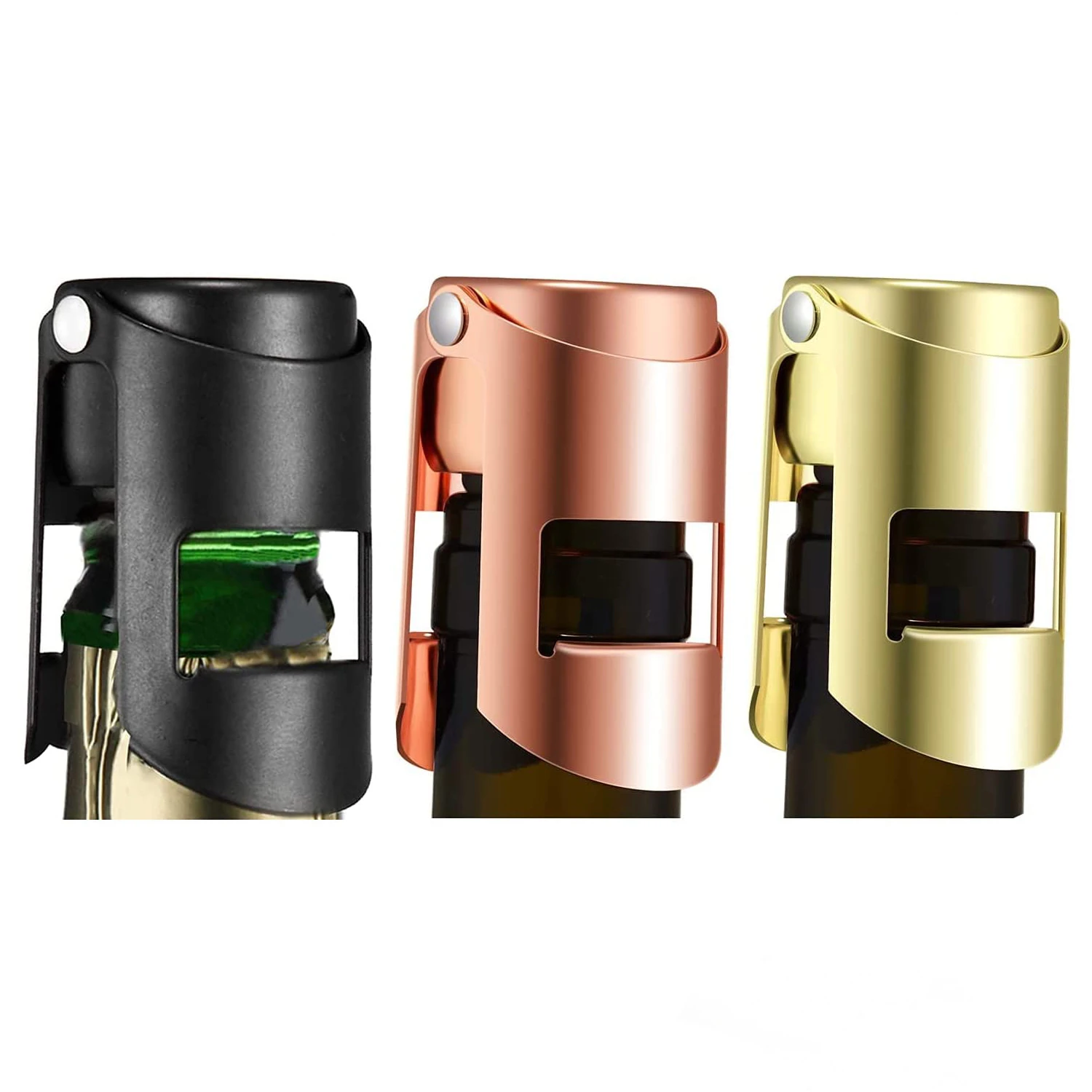 Затычка для бутылок с шампанским пробка из нержавеющей стали герметичная