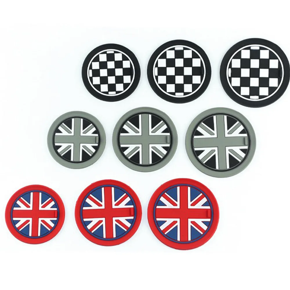 

For MINI COOPER Cup Holder Mats Silicone MATS NON-SLIP Mats One Clubman Countryman R55 R56 R57 R60 R61 F55 F56 Accessories