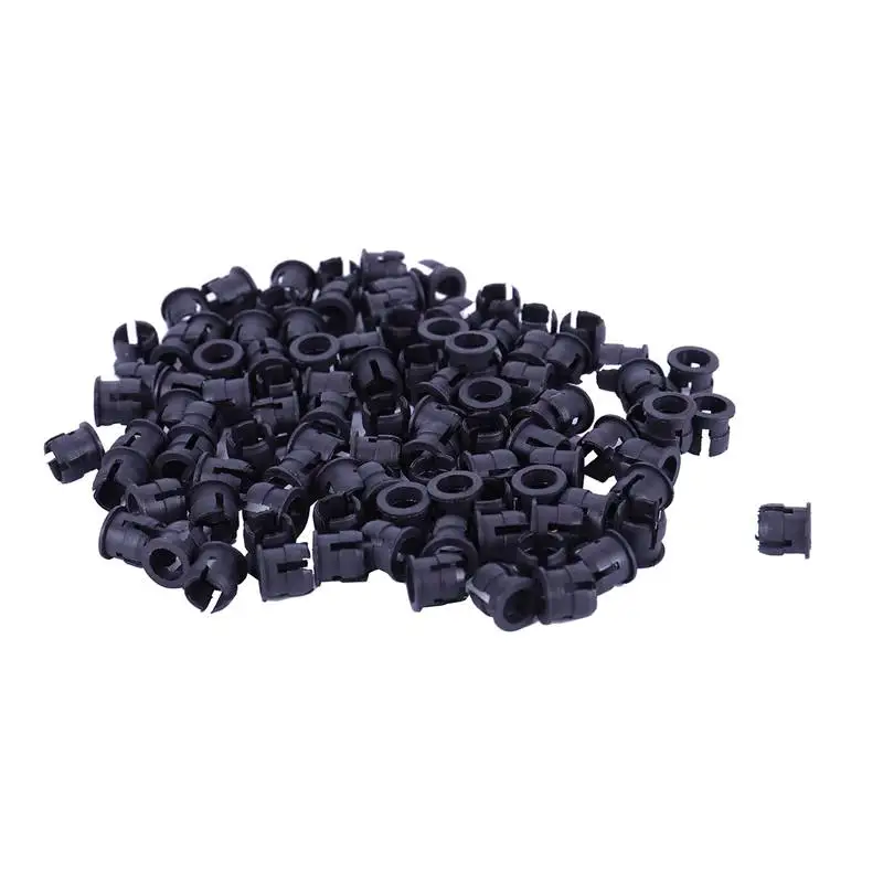 100 шт. черный пластик 5 мм светодиодный держатель для дисплея | Освещение