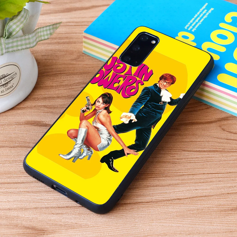 

For Samsung Galaxy AUSTIN POWERS POSTER Soft TPU border Samsung Galaxy Case