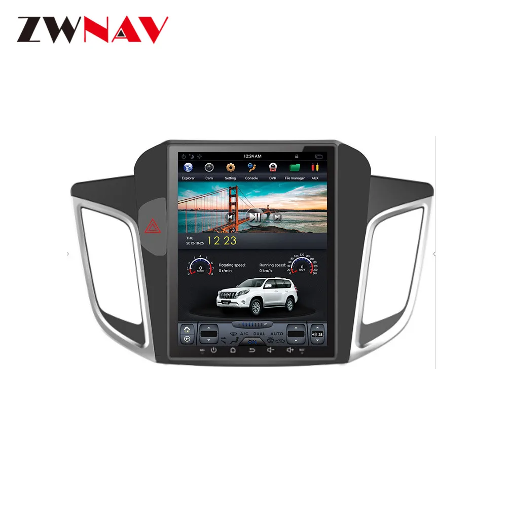 Android 9 0 PX6 4 Гб 64 ГБ для Hyundai Creta ix25 2015 2019 встроенный DSP Carplay GPS Tesla Style экран навигация