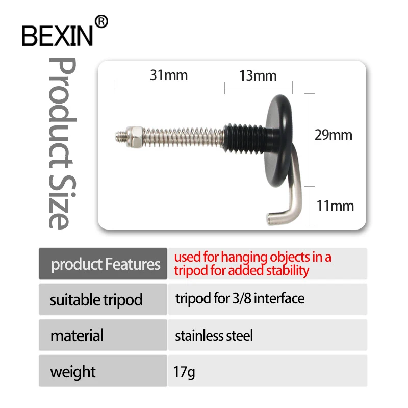 3/8 металлический гравитационный стабилизированный вес фотоаппарата