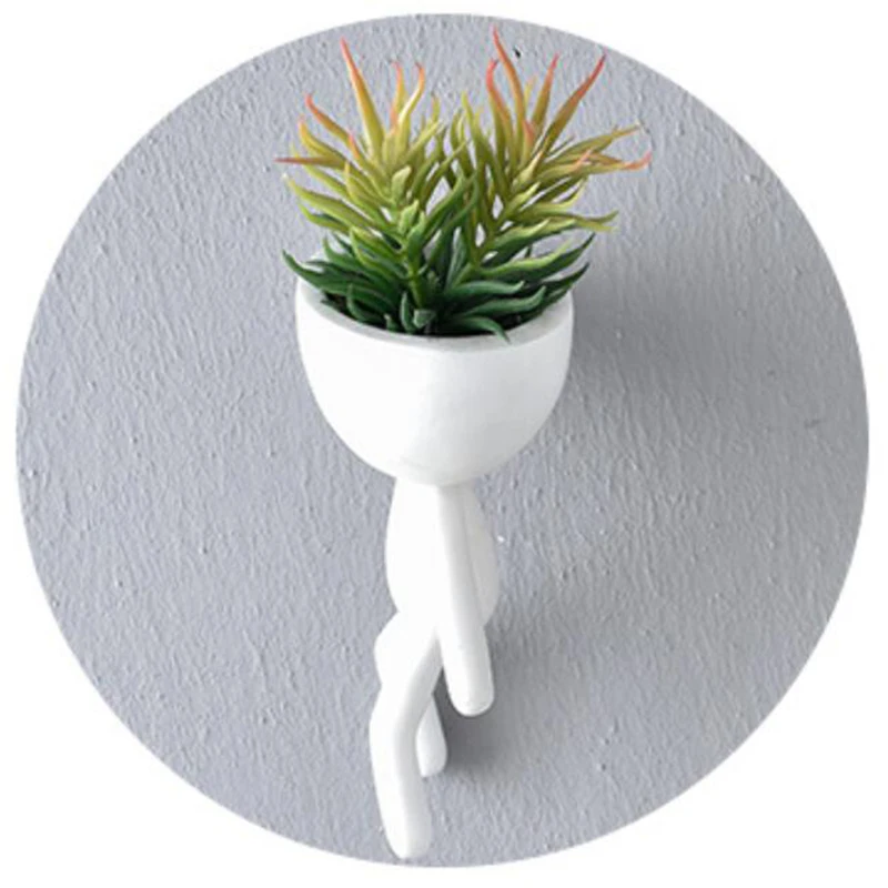 

3 Pcs Portrait Flower Pot Resin Succulent Plant Pot Abstract Face Flower Pot Home Desktop Decoration