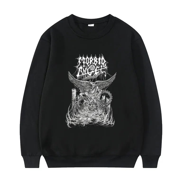 

Morbid Angel Active Graphic Print Sweatshirt Men Women Super Cool Hip Hop Pullover Rock Music Sweatshirts Mens Fashion Clothing