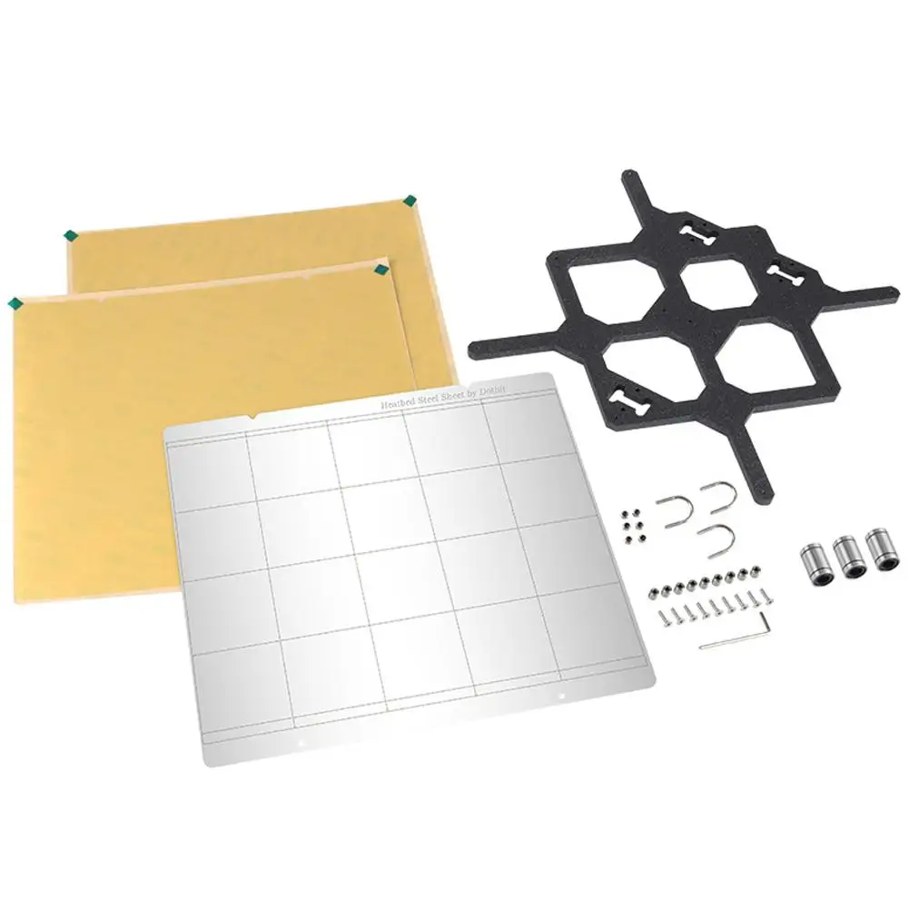 Аксессуары для 3D принтера стальная пластина + 2 шт наклеенных пей y осевая опорная