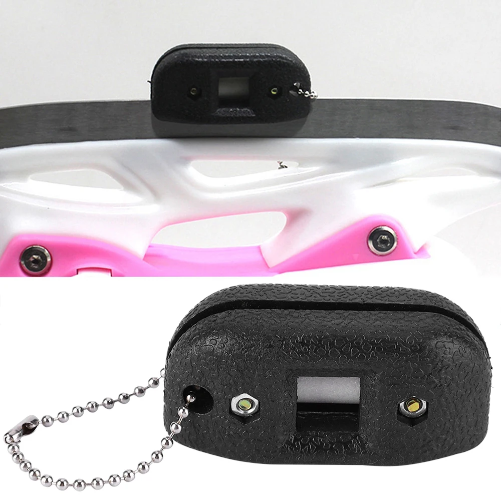 

High 1pcs Ice Skating Blades Sharpener Diamond Hand Held Skate Sharpening Little Fish Shape