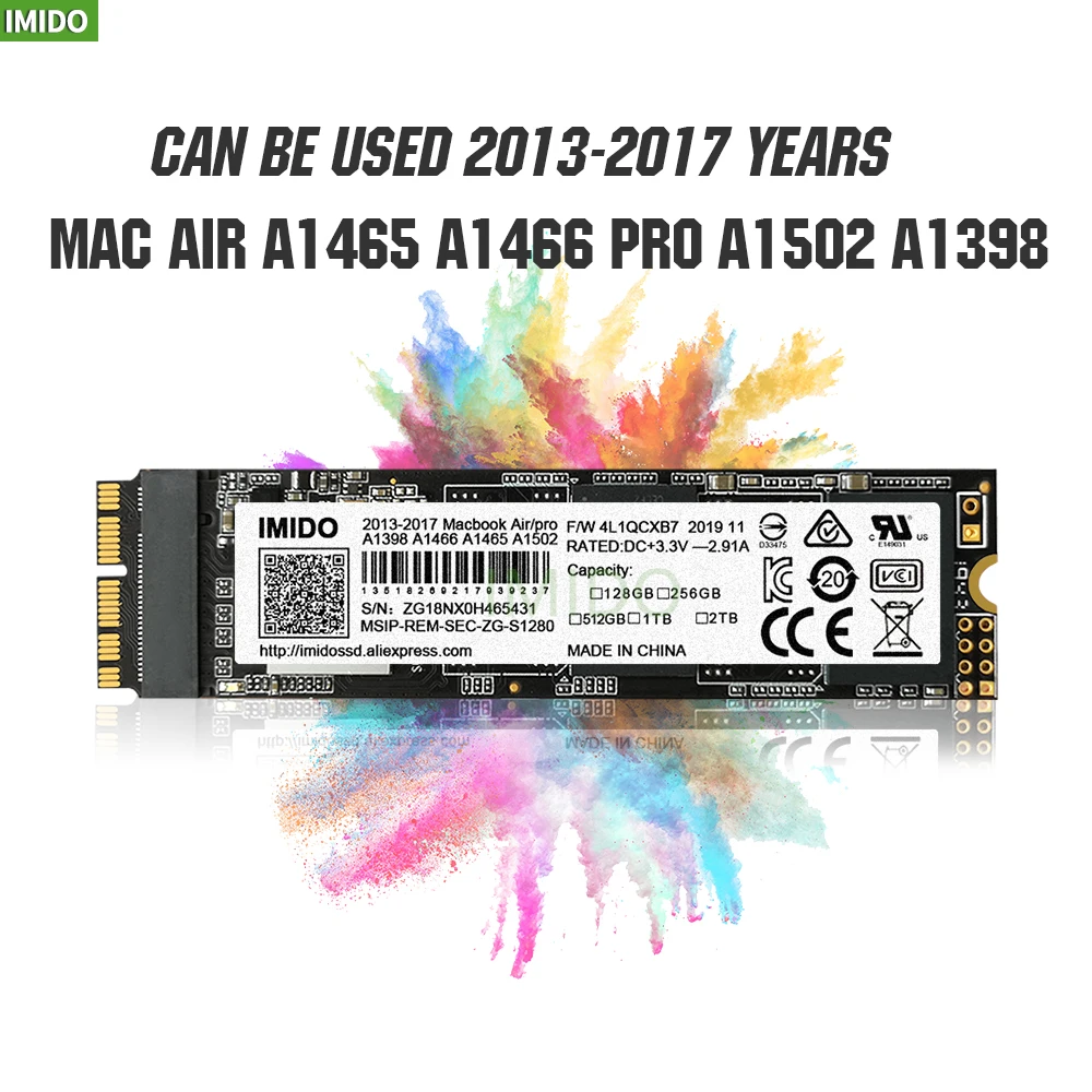 SSD-накопитель iMac для Macbook Pro Retina 256 ГБ 512 2013 1 ТБ A1502 A1398 Air A1465 A1466 A1418 A1419 | Компьютеры и