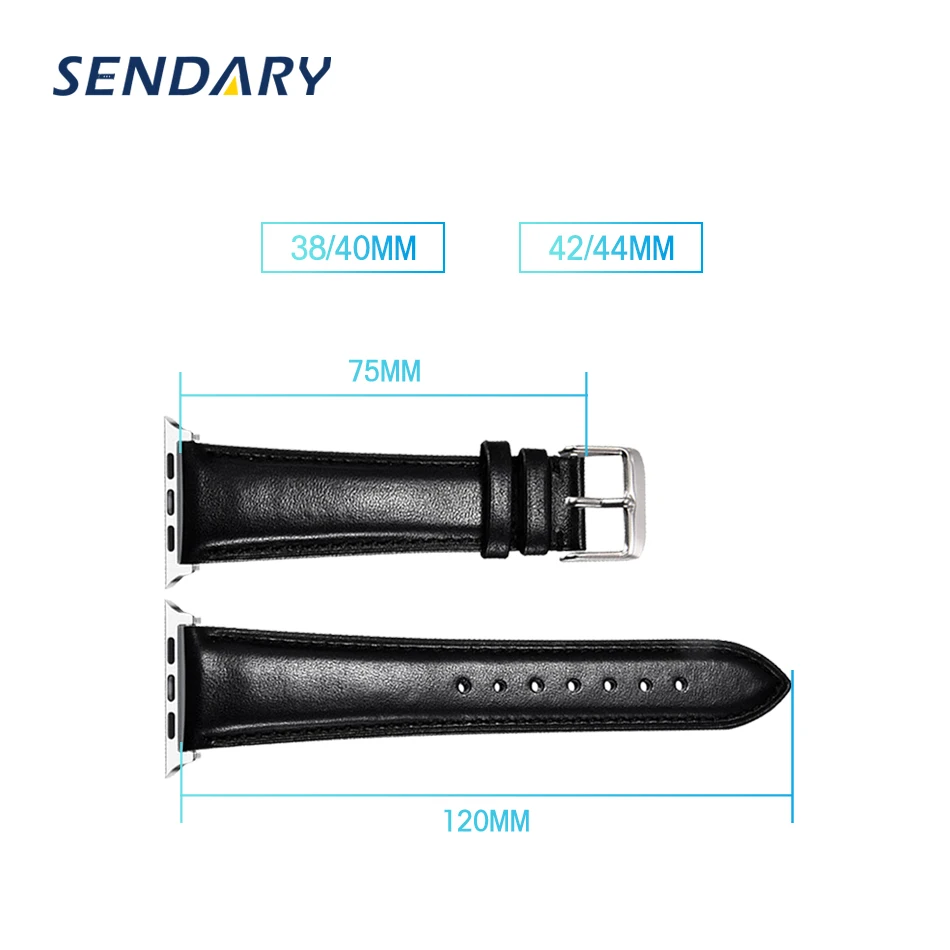 Кожа спортивный ремешок для наручных часов Apple Watch версии SE 4/5/6 с соединяющей