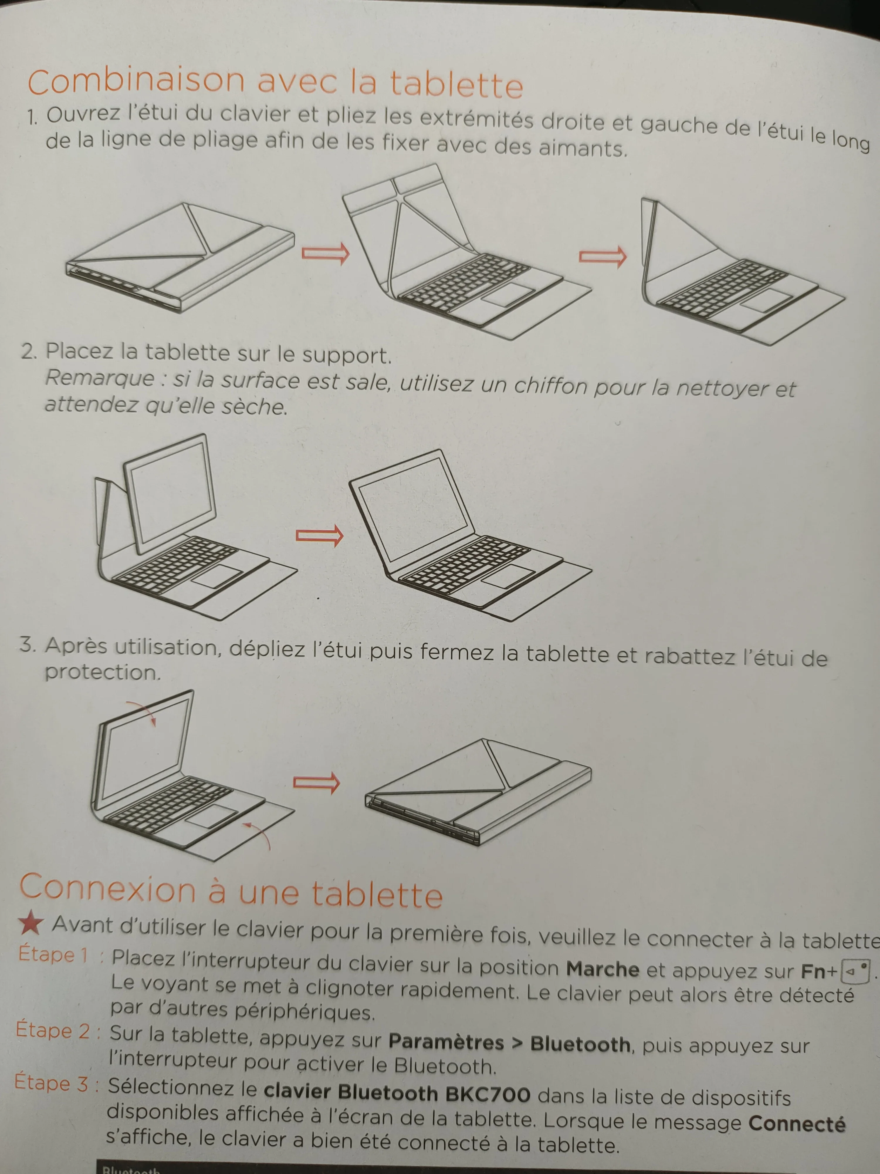 Bluetooth-клавиатура для Lenovo BKC700 Tab 4 10 series |