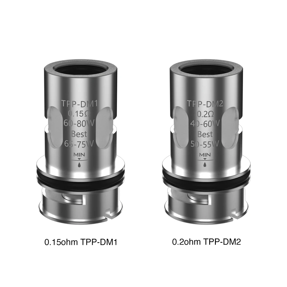 3-12pcs Original VOOPOO TPP Mesh Coil 0.15 / 0.2ohm for DRAG X Plus Kit 3 Pod Tank E-cigarette Vape Accessories | Электроника