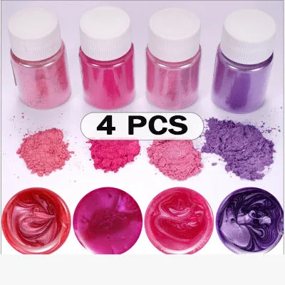 4 шт. смешанный блестящий порошок 1 мм УФ-смола наполнение в ассортименте для