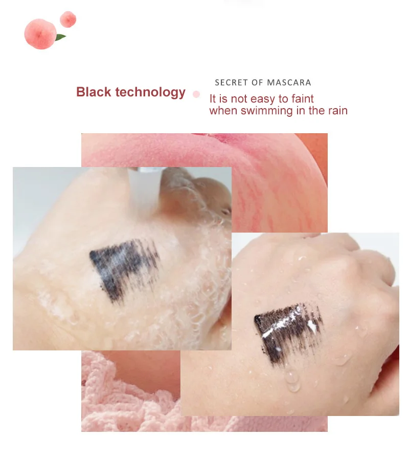 Водостойкая тушь для ресниц индивидуальная наращивания колоссальная стойкая и