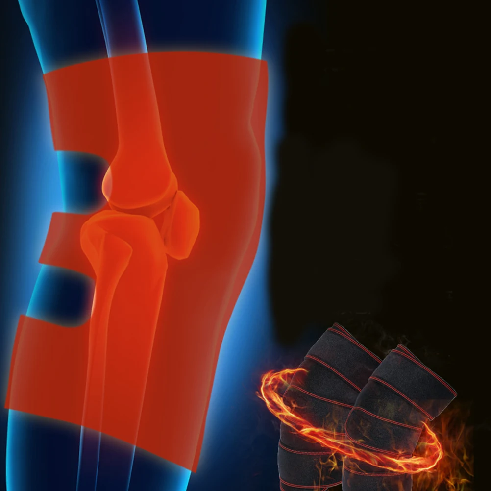 

Pair of Knee Sleeve Elastic Sturdy Stretchy Durable Warm Knee Protector Knee Brace for Workout Arthritis Running