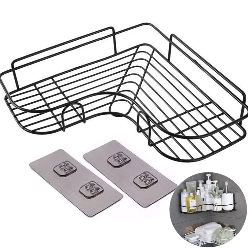 Треугольный органайзер для ванной комнаты стойка хранения косметики кухонный