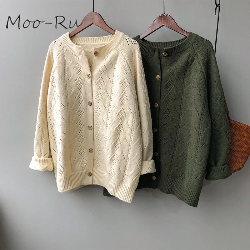 Moo-Ru 2020 Spring New Sweater Jacket Women Wear Cardigan Korean Version of The Western Style |