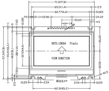 13 P/10 P COG 12864 ЖК-экран(плата/без платы) ST7588T контроллер 3,3 V с белой подсветкой