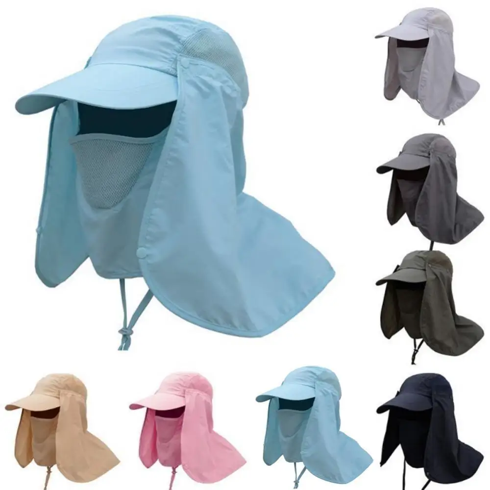 

Hiking Fishing Hat Outdoors Sports Sun Resistant Neck Face Wide Brim Flap Cap