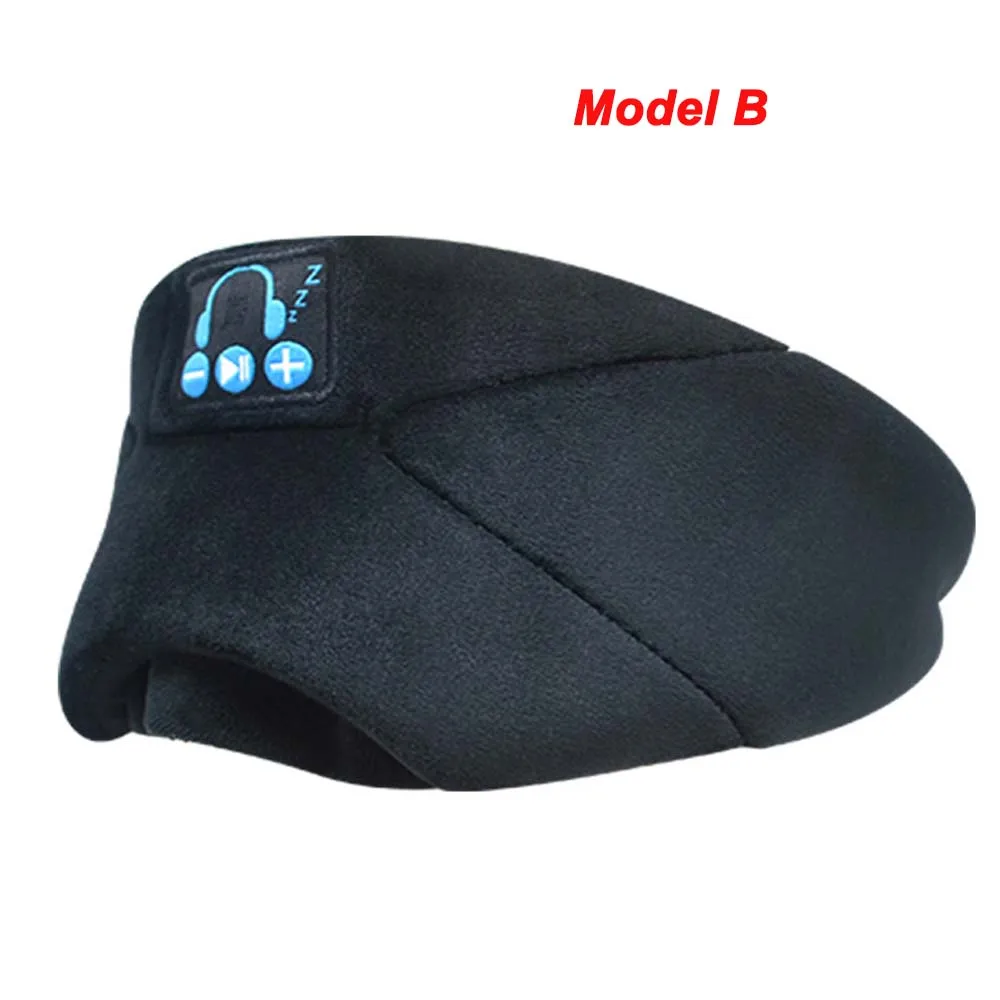 Model B JINSERTA Bluetooth 5,0, беспроводные стерео наушники, 3D маска для сна, повязка на голову, мягкие наушники для сна, маска для сна, музыкальная гарнитура - Цвет: Model B