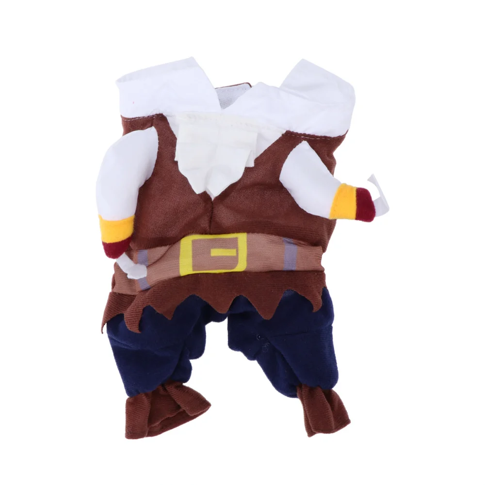 Одежда для домашних животных кошек собак костюм платье пиратский одежда с шапкой