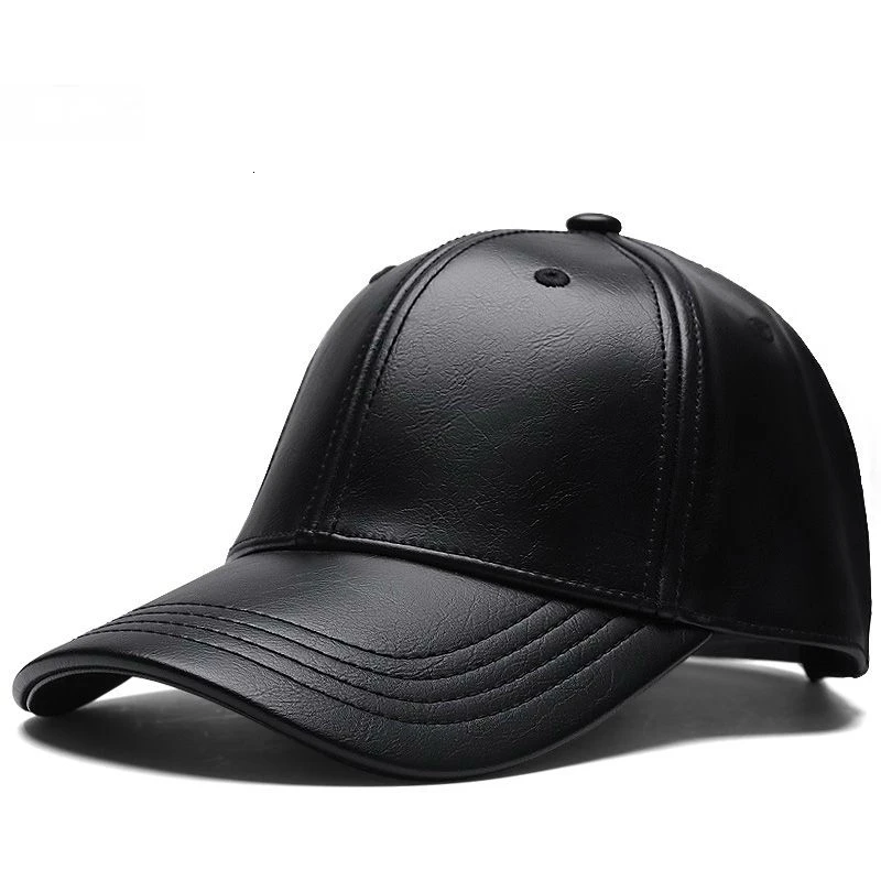 Мужская зимняя уличная теплая Спортивная Кепка из искусственной кожи утепленная