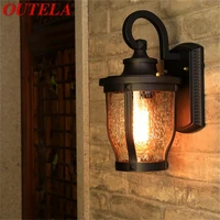 outela retro outdoor wall sconces lights classical loft led lamp waterproof ip65 decorative for home porch villa