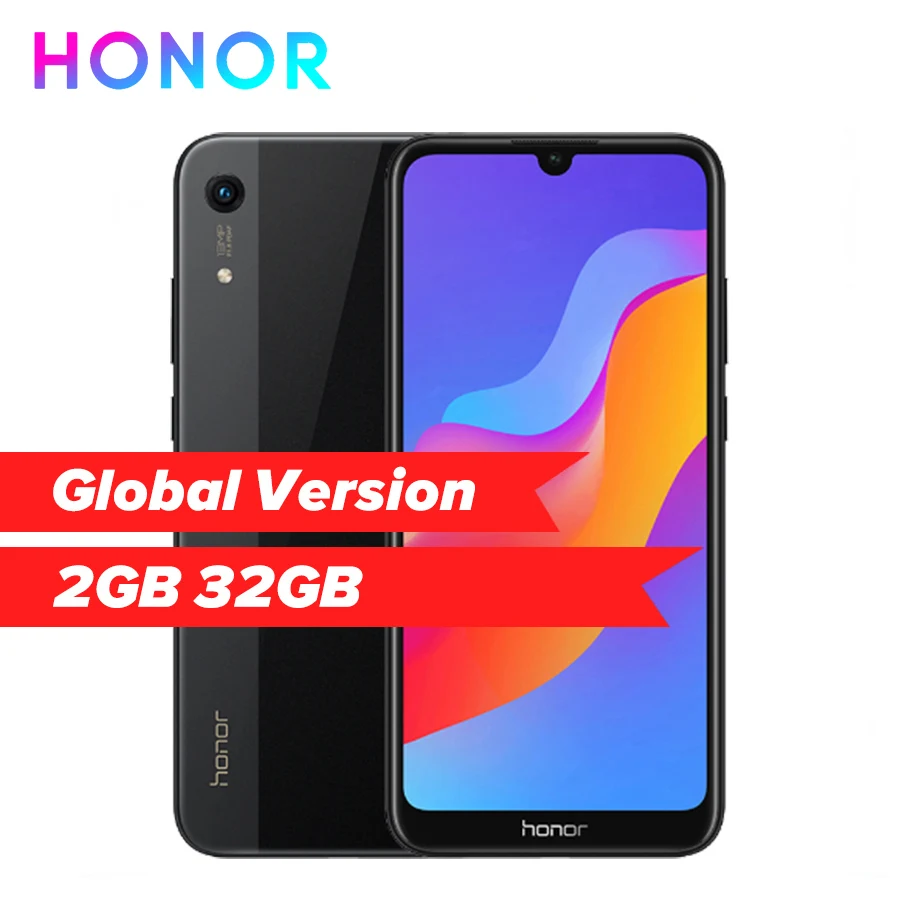 Глобальная версия Honor 8A смартфон 6 09 &quotMT6765 Восьмиядерный Android 9 2 ГБ 32