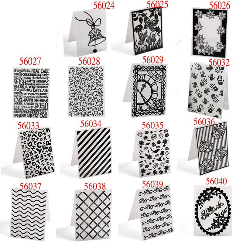 1 шт. пластиковые папки для тиснения Прозрачный шаблон фотоальбом украшение