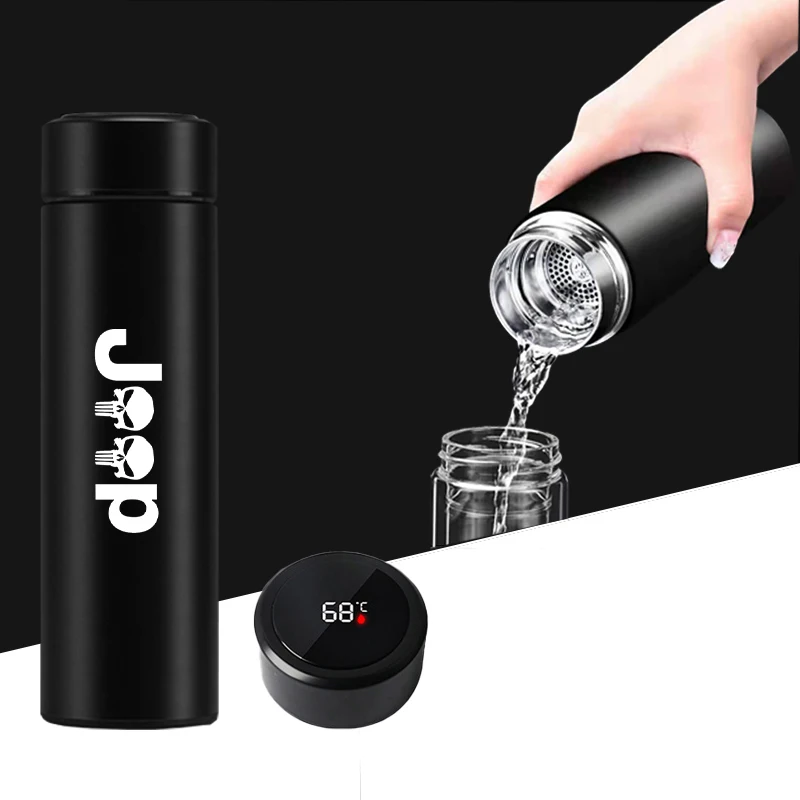 Автомобильная бутылка для воды из нержавеющей стали термосы кофейная чашка
