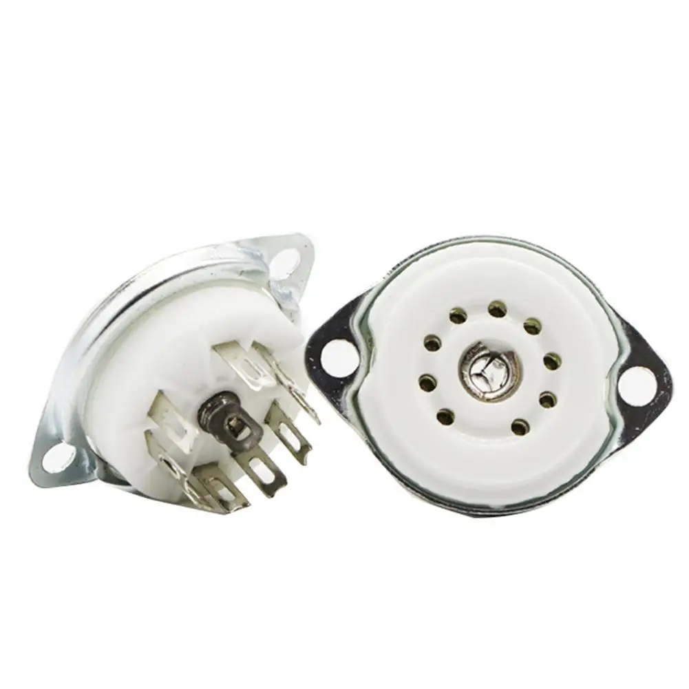 

Разъем для вакуумной трубки, 9 контактов, аксессуары для 12AU7, ECC82, ECC83, 6922, 5670, EL84, 10 шт.