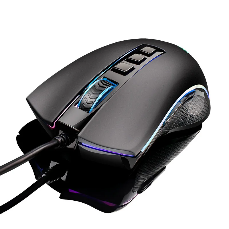 T12 PUBG игровой Мышь 6-уровневый 5000 Точек на дюйм USB Проводная игровая 9 клавиш