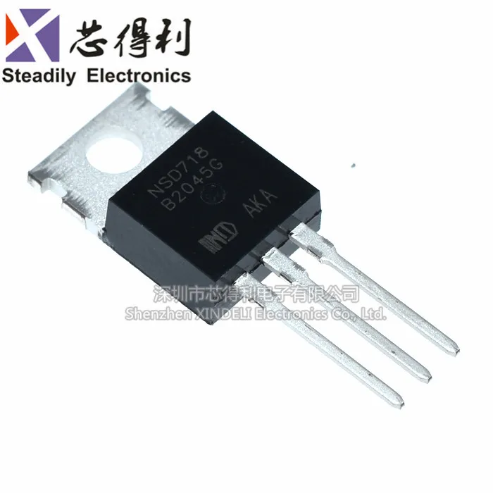 10 шт./лот MBR2045CT B2045G MBR2045CTG диоды Schottky Darrier 20A 45V TO-220 | Электронные компоненты и