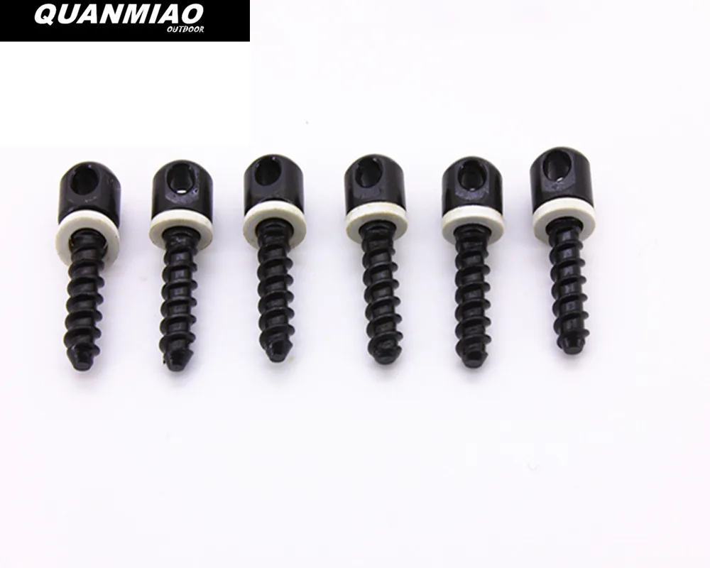 6 шт. 3/4 &quotдеревянный винт Вертлюги задний основной пистолет стропа QD быстрое