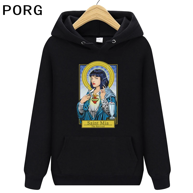 Криминальное чтиво-Миа Повседневная Новая Толстовка для мужчин на каждый день