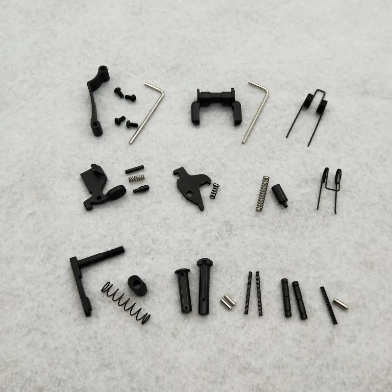 

Enhanced AR15 Lower Parts Kit 223 / 5.56 Spring Replacement with Safety Selecter Magazine Catch