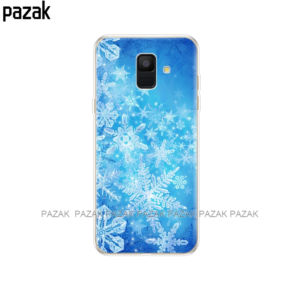 Силиконовый чехол для Samsung Galaxy A6 2018 с двумя SIM картами SM A600 A600F samsung plus A605 A605F