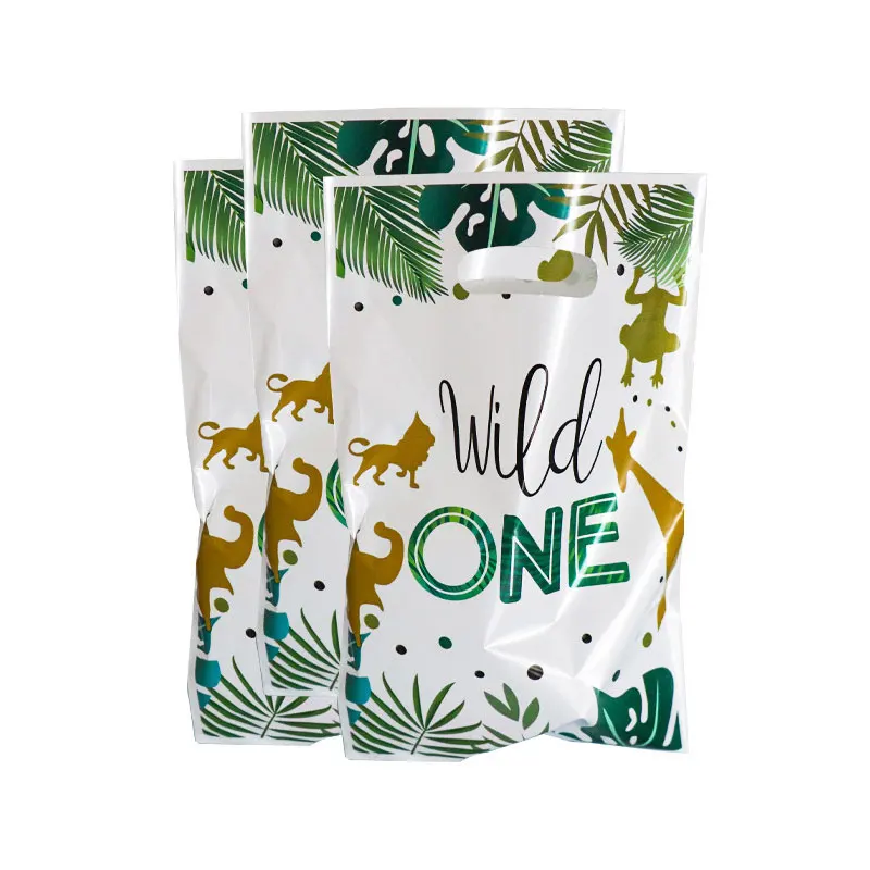 10 шт мультяшный пластиковый подарочный пакет для дня рождения украшения детей